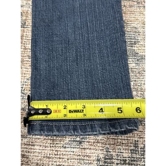 Candie's Bootcut Jeans Juniors Size 5 32x32 Distressed Stretch - Picture 11 of 13